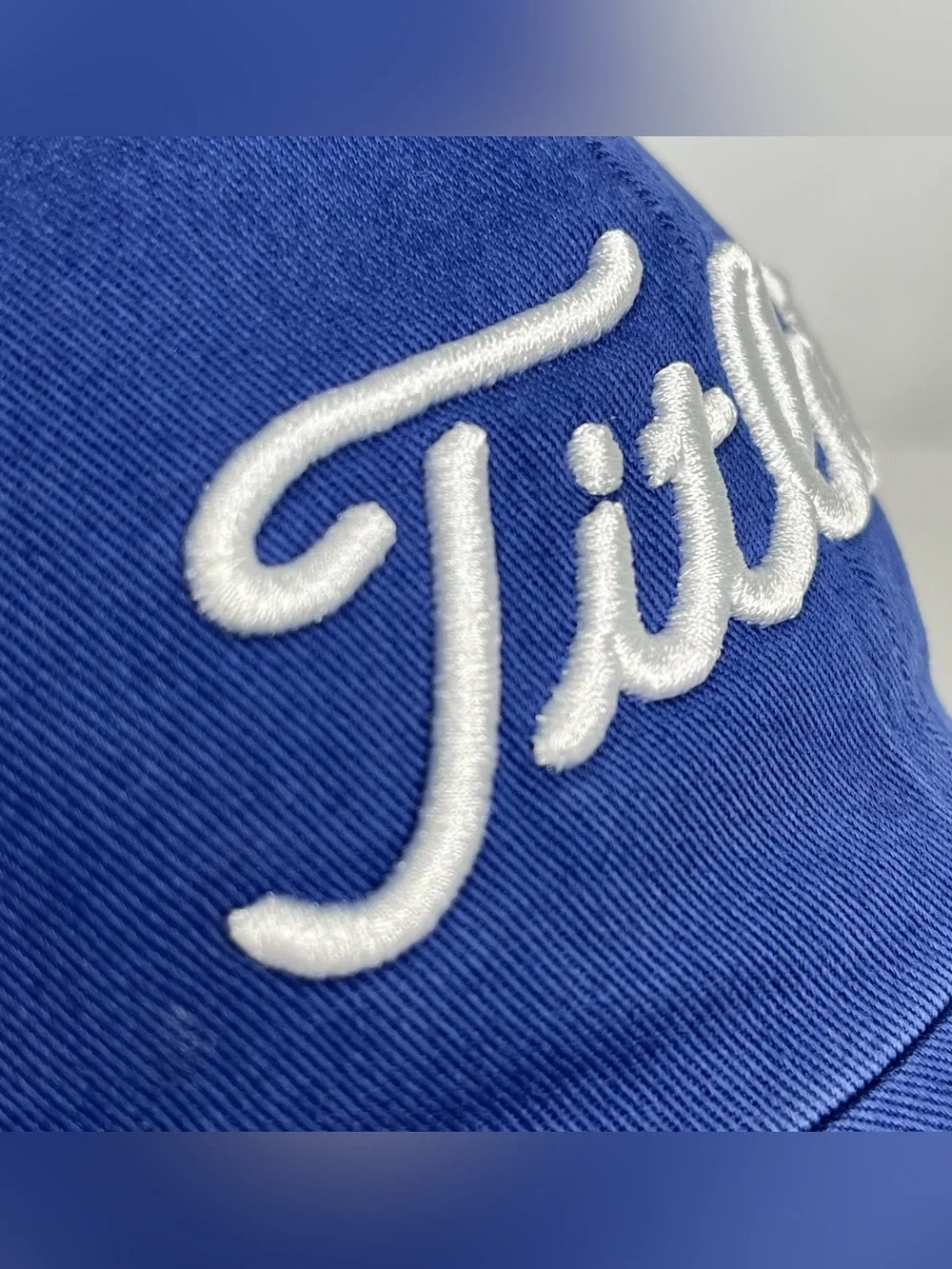 Titleist Royal Blue Baseball Cap with White Embroidery